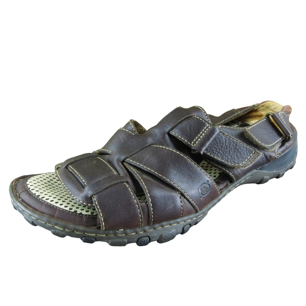 Born Men's  Fisherman Brown Leather Size 12M Gently‎ Used 2025